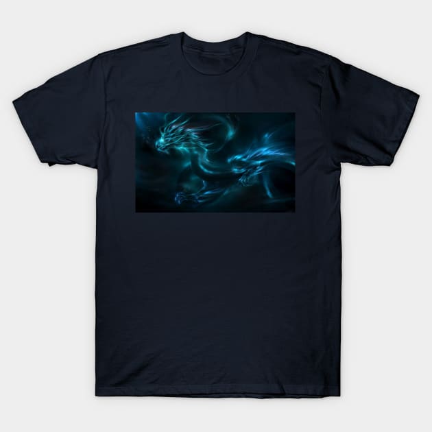 neon dragon T-Shirt by daragonpheonix